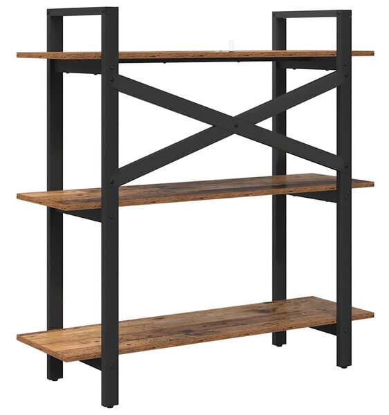 Könyvespolc Öreg fa 100 x 33,5 x 102 cm Faanyag