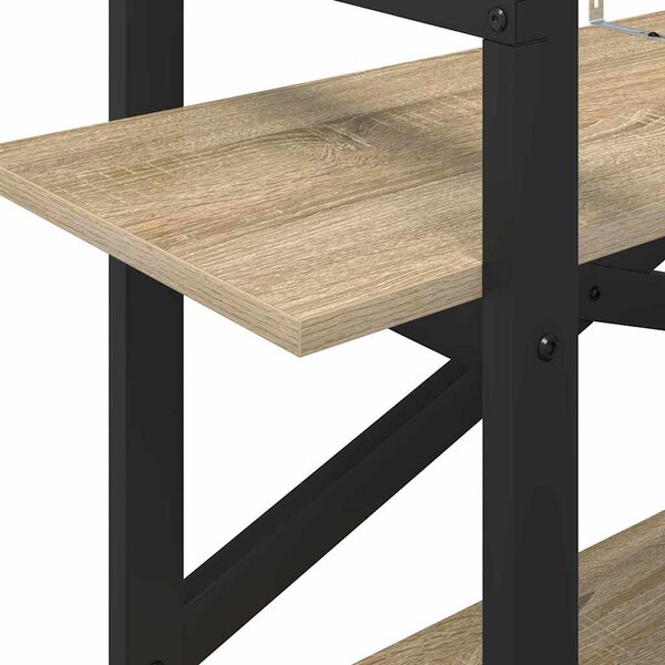 Könyvespolc Sonoma tölgy 100 x 33,5 x 64 cm Faanyag