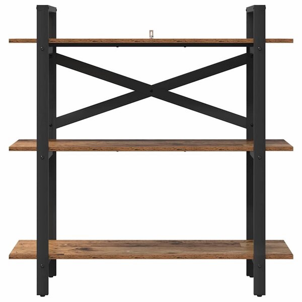 Könyvespolc Öreg fa 100 x 33,5 x 102 cm Faanyag
