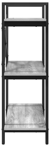 Könyvespolc Szürke Sonoma 100 x 33,5 x 102 cm Faanyag