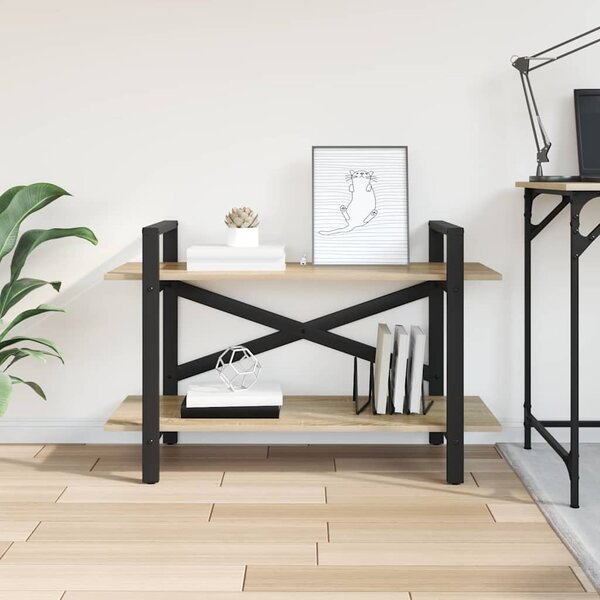 Könyvespolc Sonoma tölgy 100 x 33,5 x 64 cm Faanyag