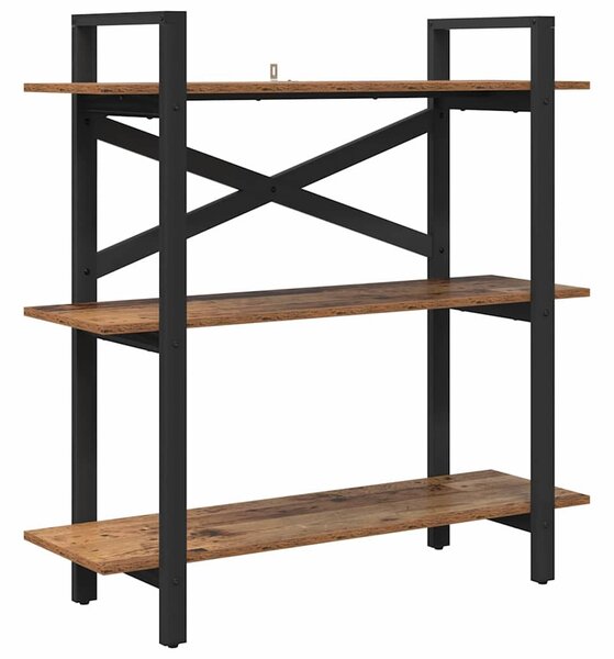 Könyvespolc Öreg fa 100 x 33,5 x 102 cm Faanyag