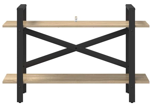 Könyvespolc Sonoma tölgy 100 x 33,5 x 64 cm Faanyag