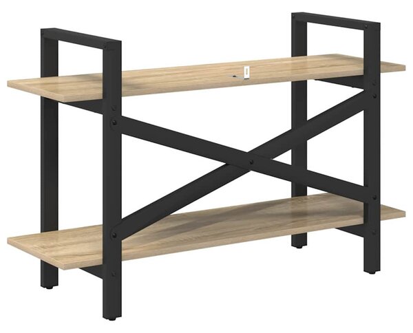 Könyvespolc Sonoma tölgy 100 x 33,5 x 64 cm Faanyag