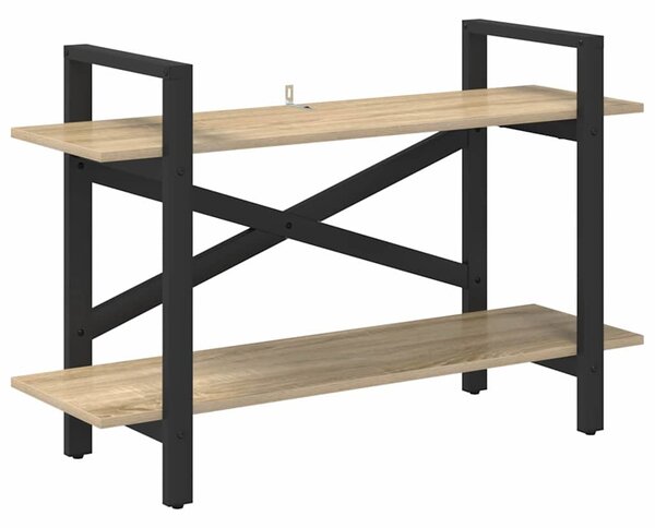 Könyvespolc Sonoma tölgy 100 x 33,5 x 64 cm Faanyag