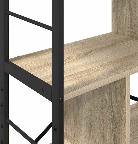 Könyvespolc Sonoma tölgy 75 x 30 x 156 cm Faanyag