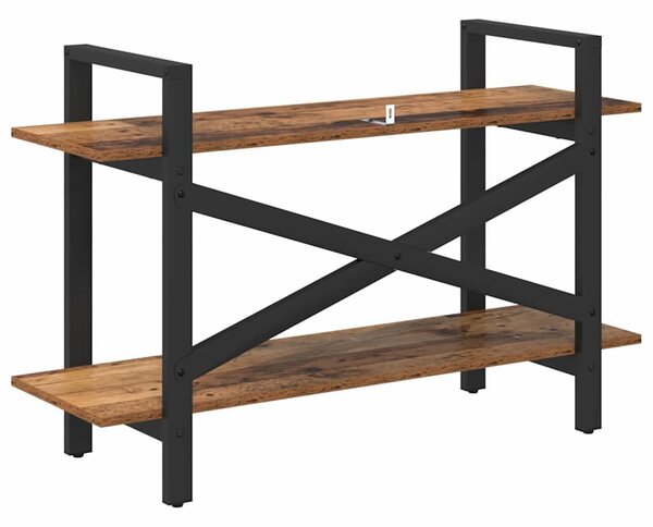 Könyvespolc Öreg fa 100 x 33,5 x 64 cm Faanyag