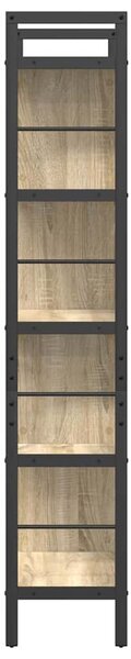 Könyvespolc Sonoma tölgy 75 x 30 x 156 cm Faanyag