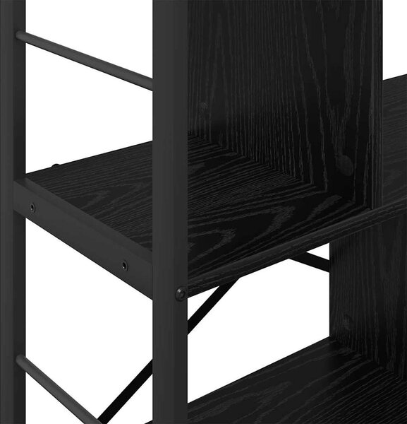 Könyvespolc Fekete tölgy 75 x 30 x 91 cm Faanyag