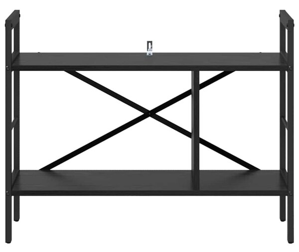 Könyvespolc Fekete tölgy 75 x 30 x 58,5 cm Faanyag