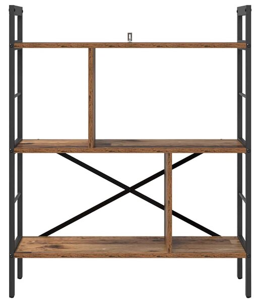 Könyvespolc Öreg fa 75 x 30 x 91 cm Faanyag