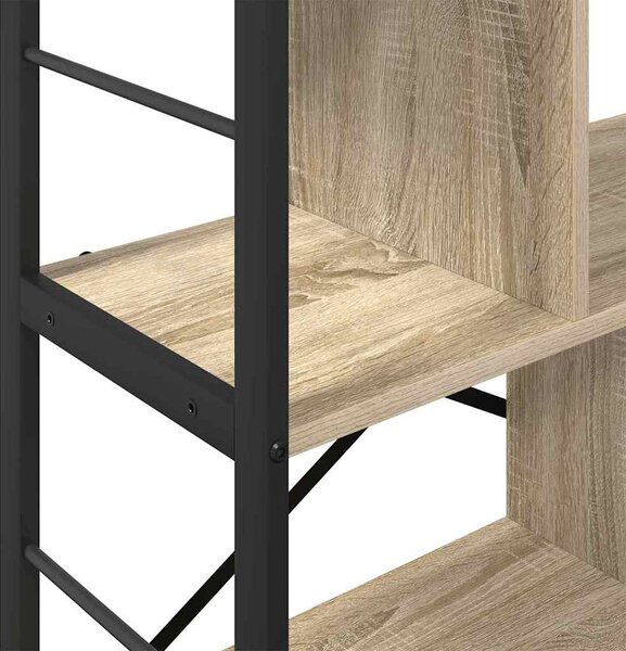 Könyvespolc Sonoma tölgy 75 x 30 x 91 cm Faanyag