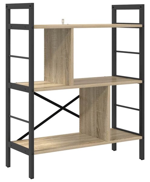 Könyvespolc Sonoma tölgy 75 x 30 x 91 cm Faanyag