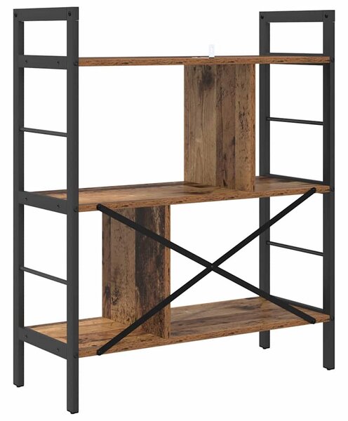 Könyvespolc Öreg fa 75 x 30 x 91 cm Faanyag