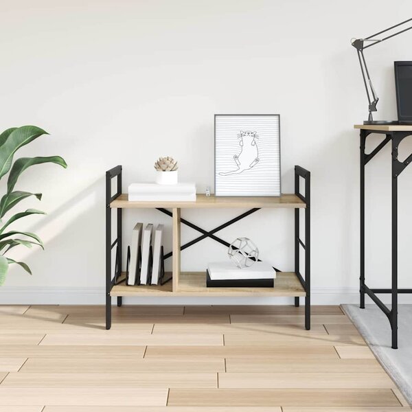 Könyvespolc Sonoma tölgy 75 x 30 x 58,5 cm Faanyag