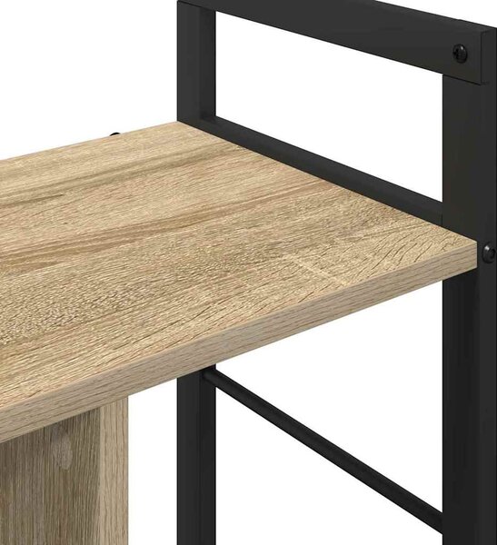 Könyvespolc Sonoma tölgy 75 x 30 x 58,5 cm Faanyag