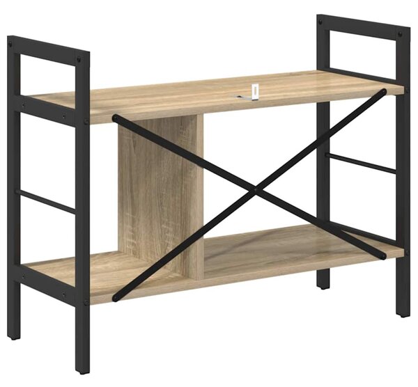 Könyvespolc Sonoma tölgy 75 x 30 x 58,5 cm Faanyag