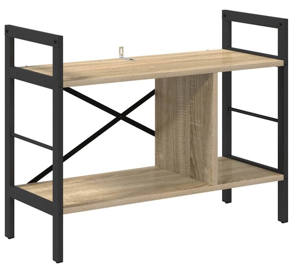 Könyvespolc Sonoma tölgy 75 x 30 x 58,5 cm Faanyag