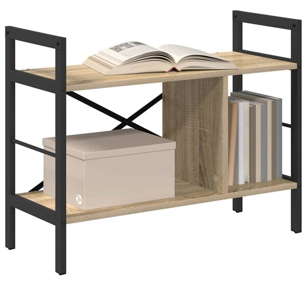 Könyvespolc Sonoma tölgy 75 x 30 x 58,5 cm Faanyag