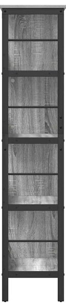 Könyvespolc Szürke Sonoma 82 x 32 x 144,5 cm Szerelt Fa
