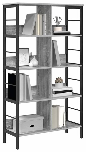 Könyvespolc Szürke Sonoma 82 x 32 x 144,5 cm Szerelt Fa
