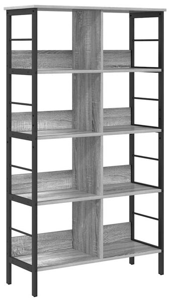 Könyvespolc Szürke Sonoma 82 x 32 x 144,5 cm Szerelt Fa