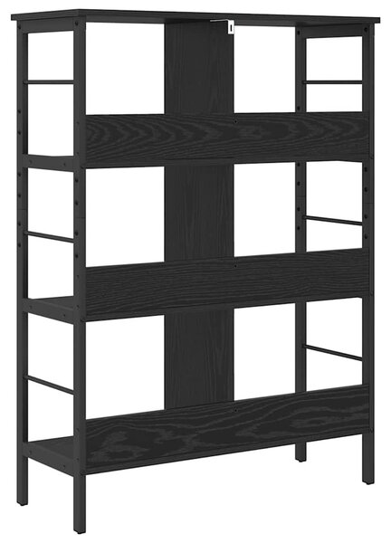 Könyvespolc Fekete tölgy 82 x 32 x 112 cm Faanyag