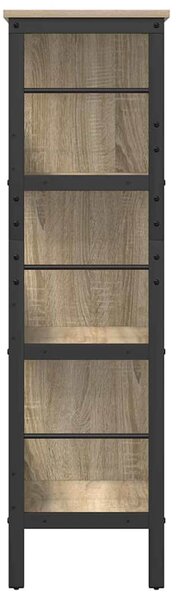 Könyvespolc Sonoma tölgy 82 x 32 x 112 cm Faanyag