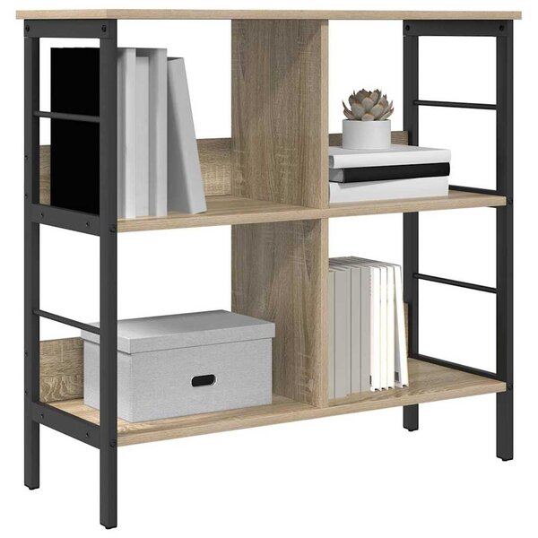 Könyvespolc Sonoma tölgy 82 x 32 x 79 cm Faanyag