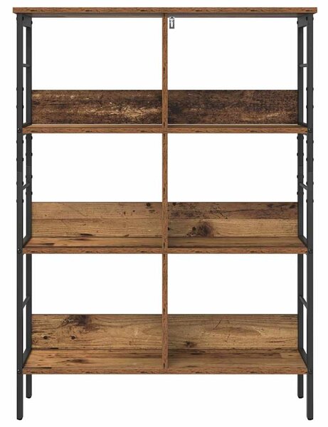 Könyvespolc Öreg fa 82 x 32 x 112 cm Faanyag