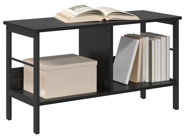 Könyvespolc Fekete tölgy 82 x 32 x 47 cm Faanyag