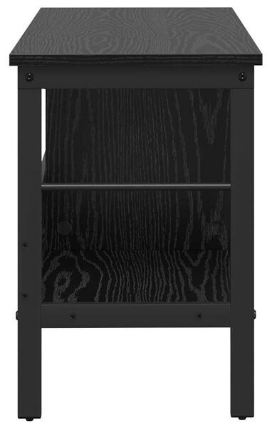 Könyvespolc Fekete tölgy 82 x 32 x 47 cm Faanyag