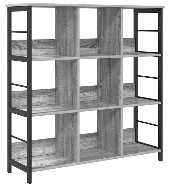 Könyvespolc 9 szintes 102 x 32 x 104,5 cm Szerelt Fa