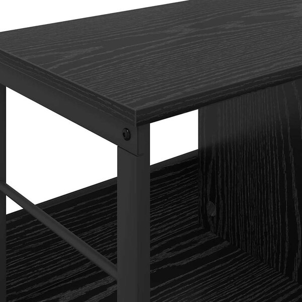 Könyvespolc Fekete tölgy 102 x 32 x 40,5 cm Faanyag