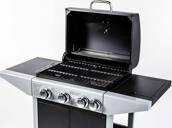 Ravanson GO-3 Gázos Kerti grillsütő - Fekete