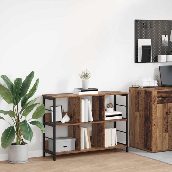 Könyvespolc Öreg fa 102 x 32 x 72,5 cm Faanyag