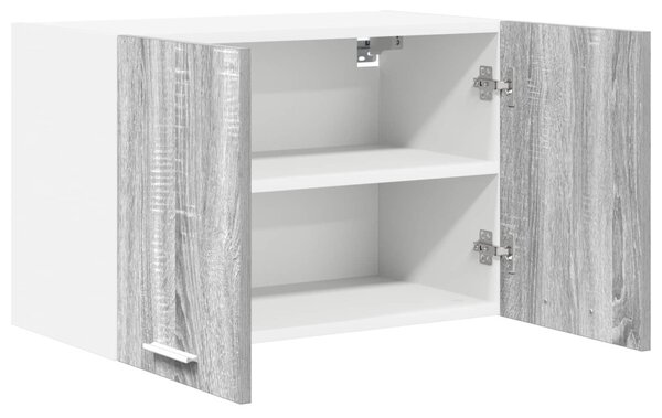 Függő szekrény 2 pcs Szürke Sonoma és fehér 60 x 31 x 40 cm