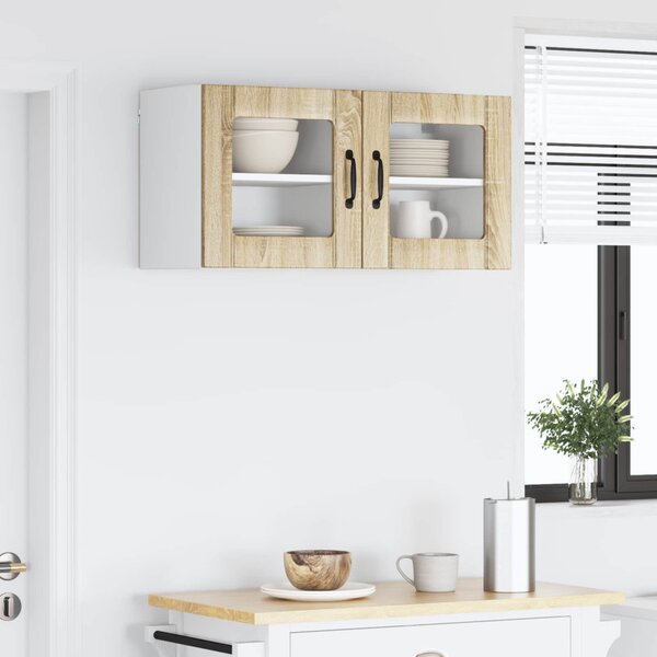 Konyhaszekrény 2 pcs Sonoma tölgy 40 x 31 x 40 cm Faanyag
