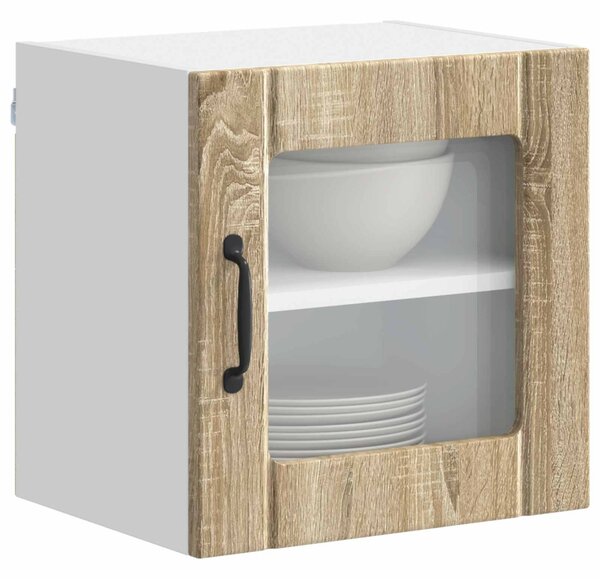 Konyhaszekrény 2 pcs Sonoma tölgy 40 x 31 x 40 cm Faanyag