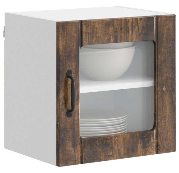 Konyhaszekrény 2 pcs Füstölt tölgy 40 x 31 x 40 cm Faanyag