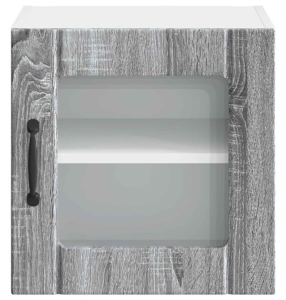 Konyhaszekrény 2 pcs Szürke Sonoma 40 x 31 x 40 cm Faanyag