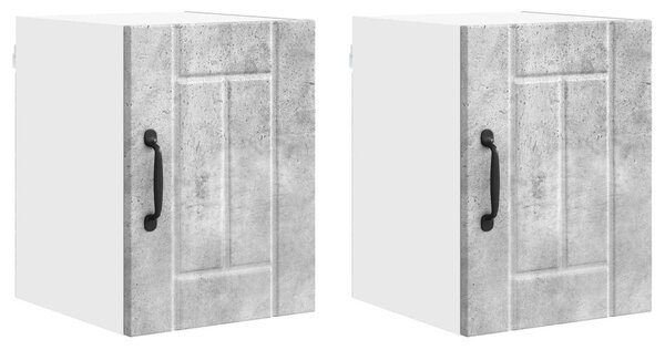Konyhaszekrény Lucca 2 pcs Beton Szürke 30 x 31 x 40 cm Faanyag