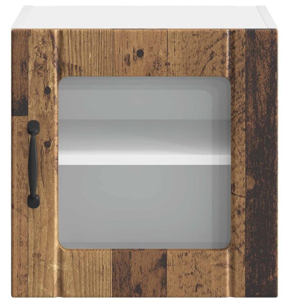Konyhaszekrény 2 pcs Öreg fa 40 x 31 x 40 cm Faanyag