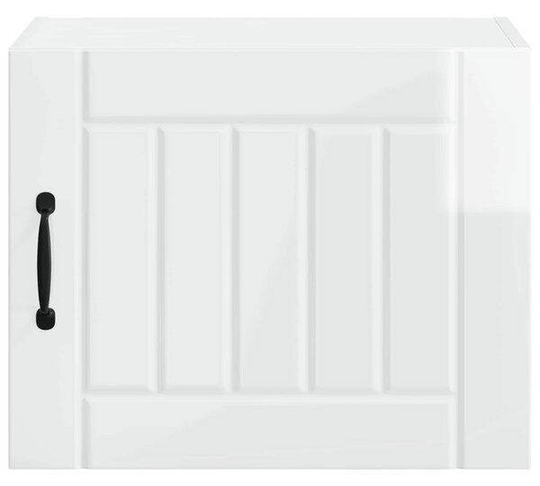 Konyhaszekrény Magas Fényű Fehér 50 x 31 x 40 cm Faanyag