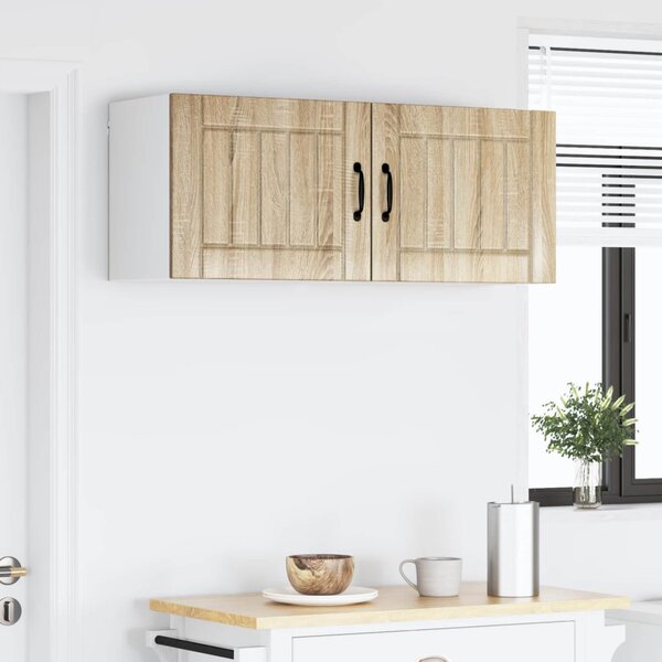 Konyhaszekrény 2 pcs Sonoma tölgy 50 x 31 x 40 cm Faanyag