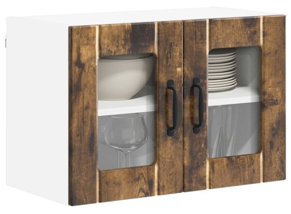 Konyhaszekrény 2 pcs Füstölt tölgy 60 x 31 x 40 cm Faanyag