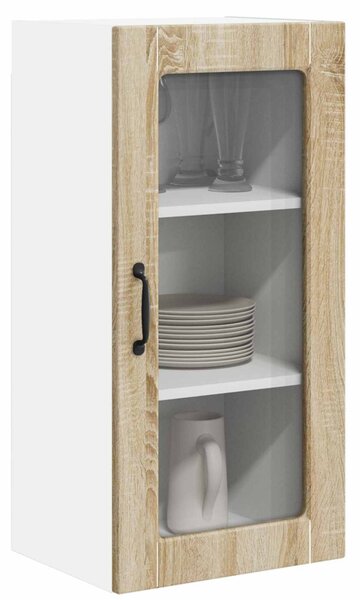 Konyhaszekrény 2 pcs Sonoma tölgy 40 x 31 x 80 cm Faanyag
