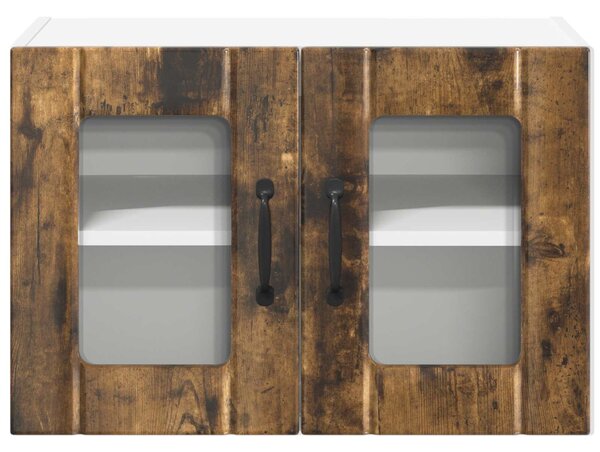 Konyhaszekrény 2 pcs Füstölt tölgy 60 x 31 x 40 cm Faanyag