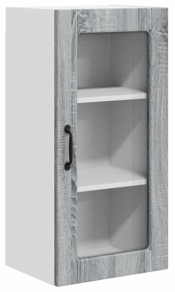 Konyhaszekrény 2 pcs Szürke Sonoma 40 x 31 x 80 cm Faanyag