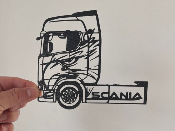 Scania faldekoráció